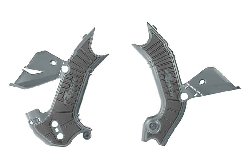 GRIPPY FRAME GUARD KAWASAKI KX450/X 2024-2025 GREY/BLACK, R-TECH R-PRTKX0GRNR1 image 1