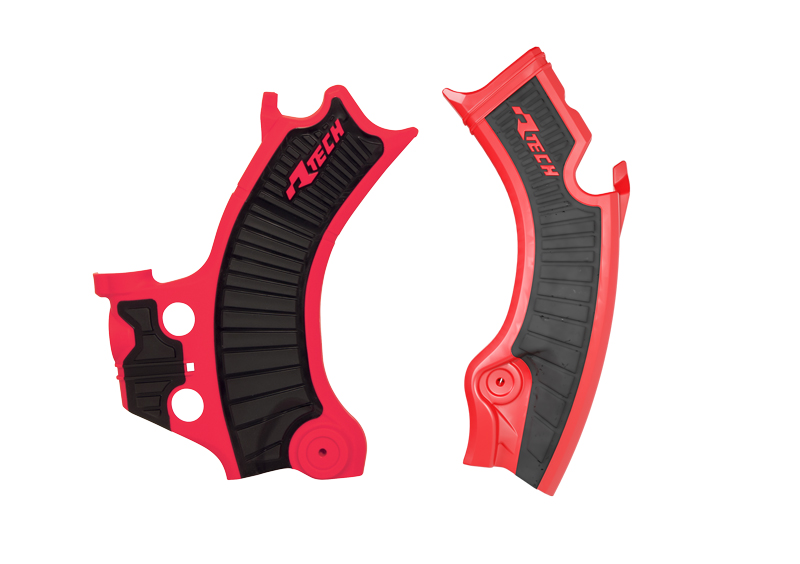 FRAME GUARD HONDA CRF 250/450 2025 R-TECH RED BLACK R-PRTCRFRSNR2 image 1