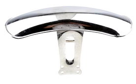 FRONT FENDER UNIVERSAL CHROME HONDA CG125 STEEL CHROME PLATED thumbnail 2