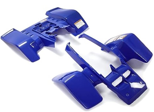 PLASTIC BODY SET BLUE YAMAHA BANSHEE YFZ 350 1987-2006 2GU-W2151-B1-00 2GU-W2161-B1-00 image 1