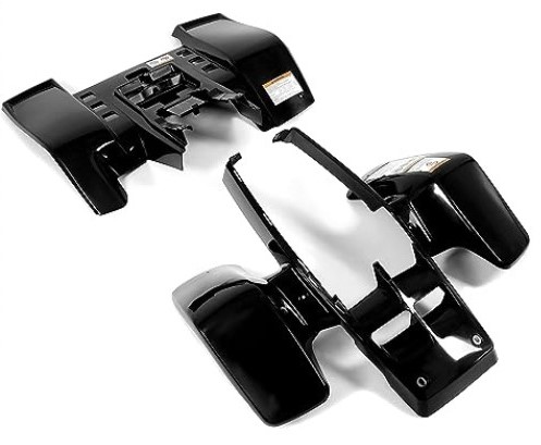 PLASTIC BODY SET BLACK YAMAHA BANSHEE YFZ 350 1987-2006 2GU-W2151-71-00 2GU-W2151-70-00 image 1