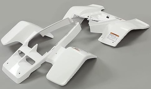 PLASTIC BODY SET WHITE YAMAHA BANSHEE YFZ 350 1987-2006 2GU-W2151-B1-00 2GU-W2161-B1-00 thumbnail 2