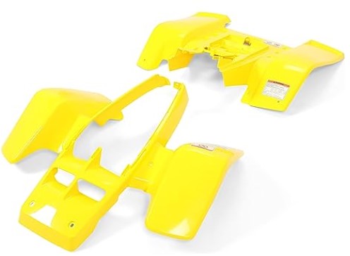 PLASTIC BODY SET YELLOW YAMAHA BANSHEE YFZ 350 1987-2006 2GU-W2151-81-00 2GU-W2151-80-00 thumbnail 2