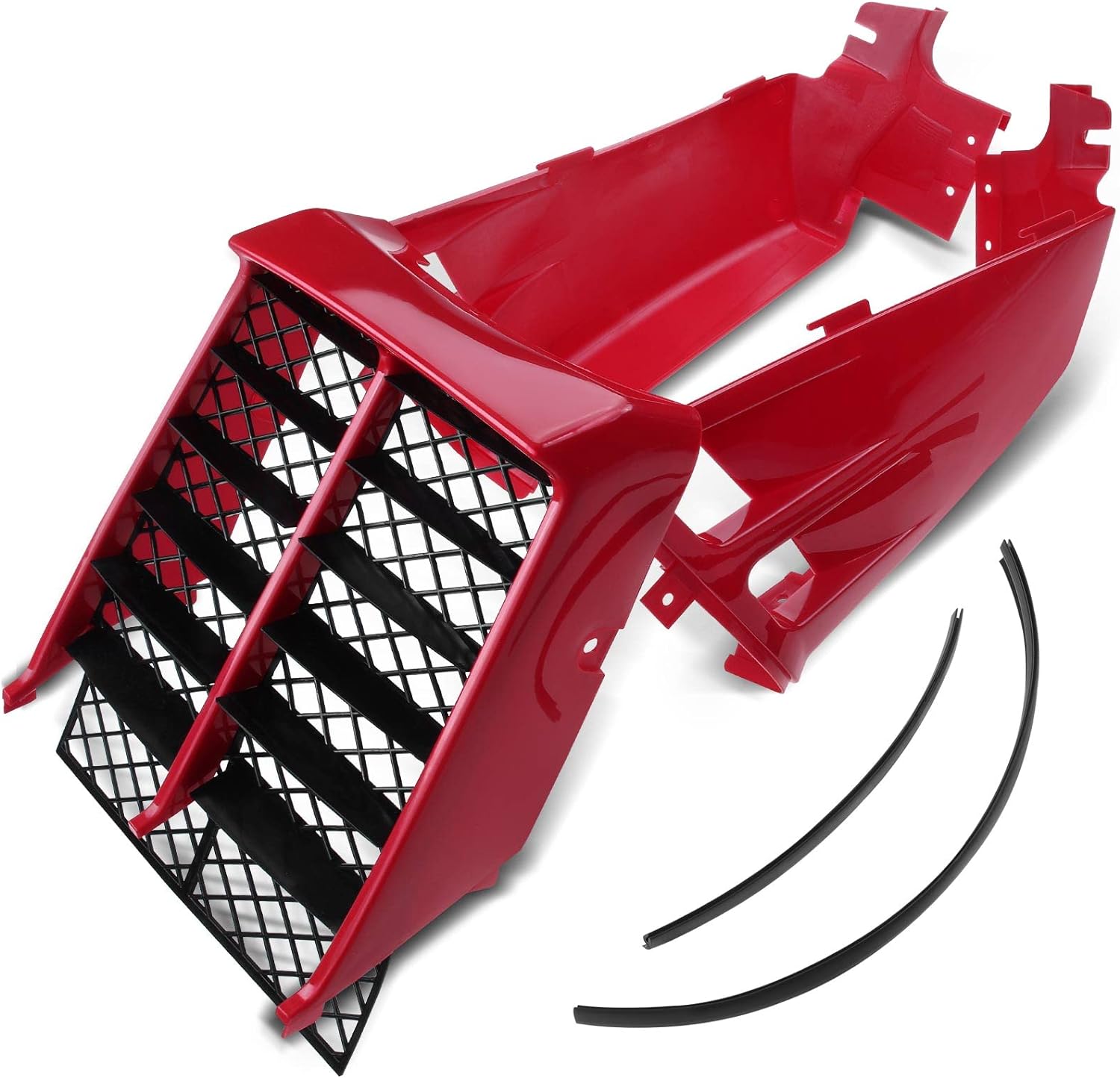 TANK SIDE COVERS & RADIATOR SHROUDS RED KIT YAMAHA BANSHEE YFZ350 1987-2006 2GU-2171L-00-00 image 1