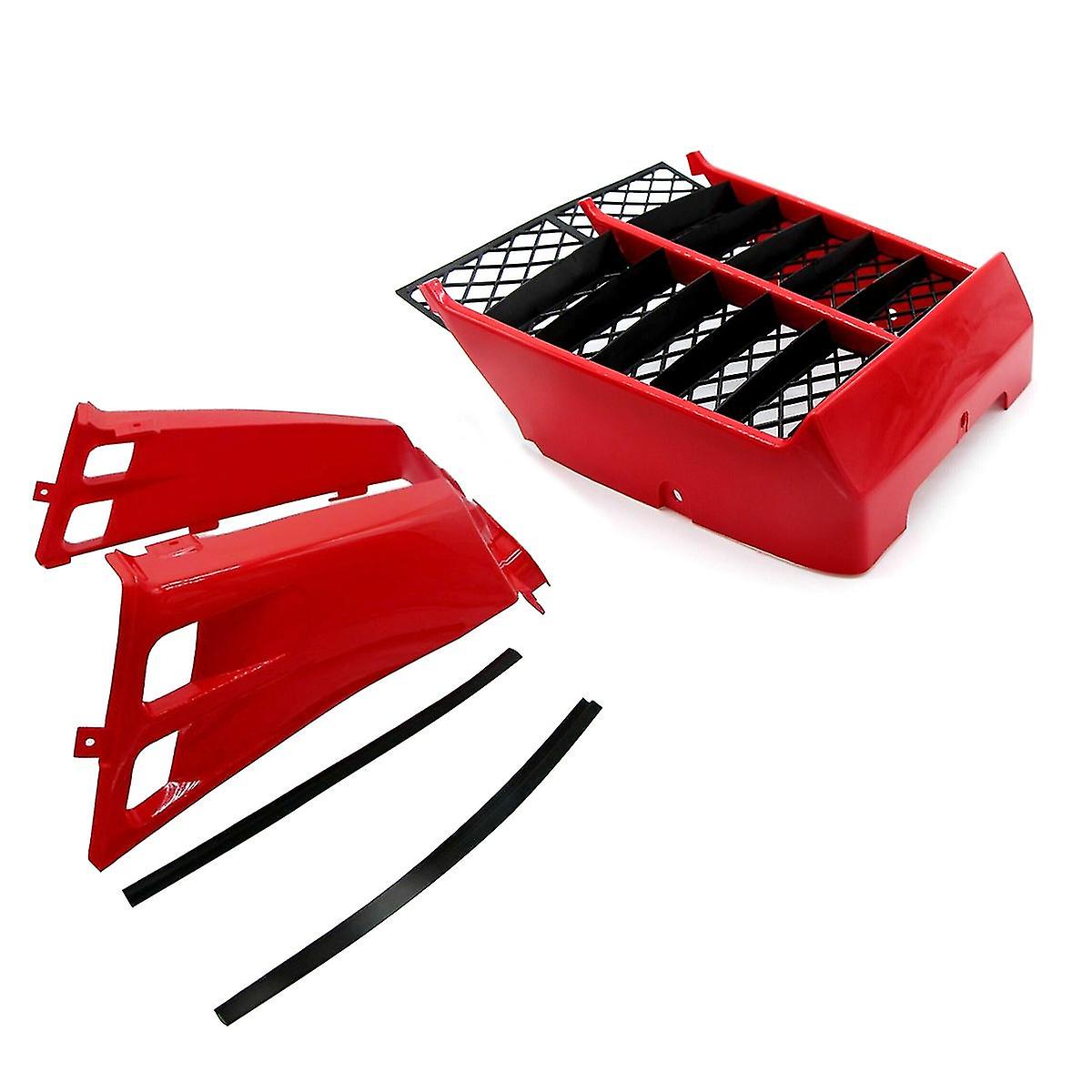 TANK SIDE COVERS & RADIATOR SHROUDS RED KIT YAMAHA BANSHEE YFZ350 1987-2006 2GU-2171L-00-00 thumbnail 2