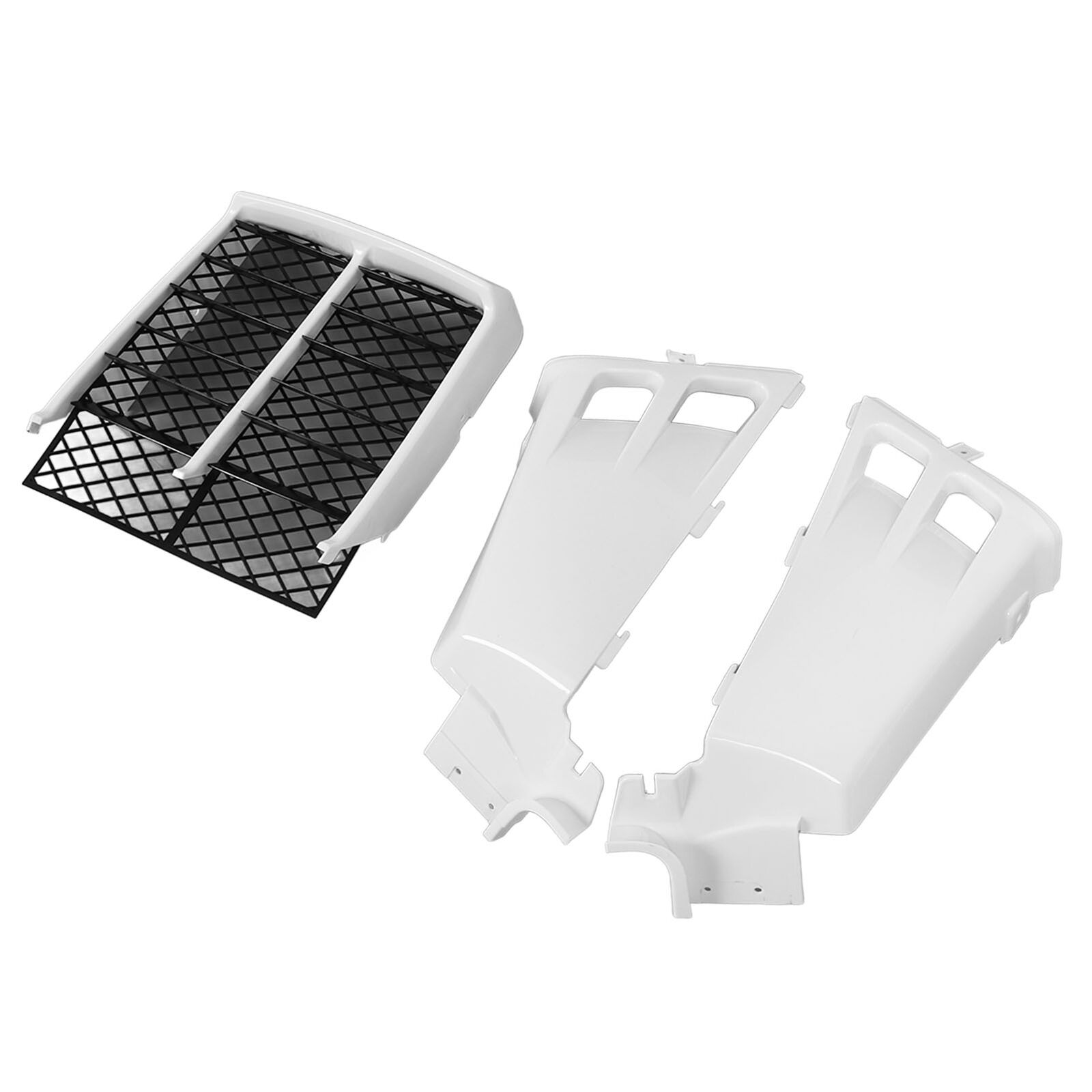 TANK SIDE COVERS & RADIATOR SHROUDS WHITE KIT YAMAHA BANSHEE YFZ350 1987-2006 2GU-21711-A0-00 thumbnail 6