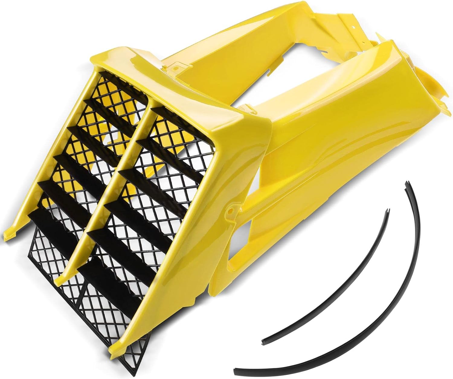 TANK SIDE COVERS & RADIATOR SHROUDS YELLOW KIT YAMAHA BANSHEE YFZ350 1987-2006 2GU-21711-50-00 image 1