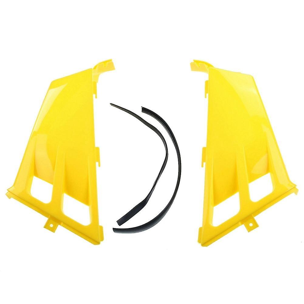 TANK SIDE COVERS & RADIATOR SHROUDS YELLOW KIT YAMAHA BANSHEE YFZ350 1987-2006 2GU-21711-50-00 thumbnail 3
