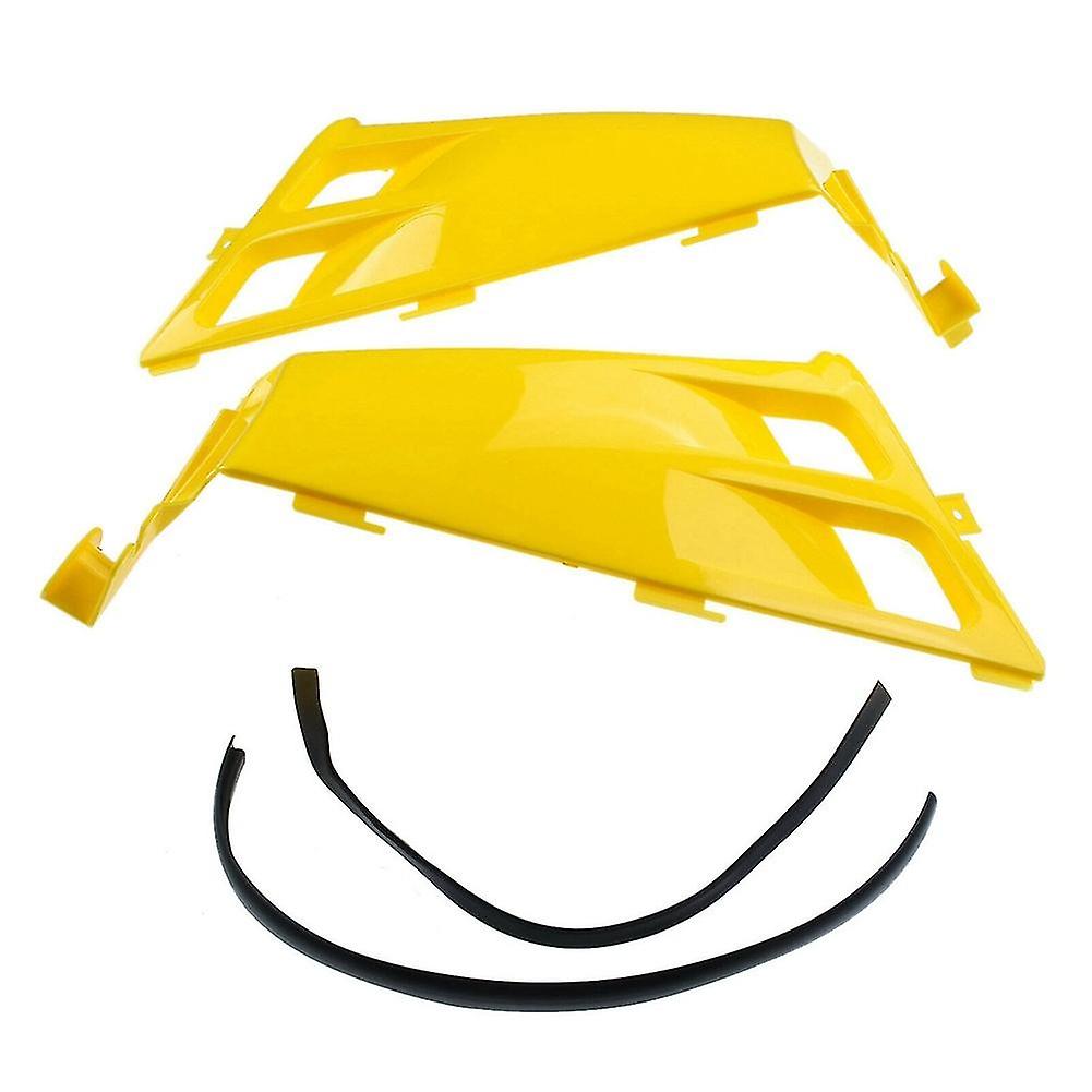 TANK SIDE COVERS & RADIATOR SHROUDS YELLOW KIT YAMAHA BANSHEE YFZ350 1987-2006 2GU-21711-50-00 thumbnail 5