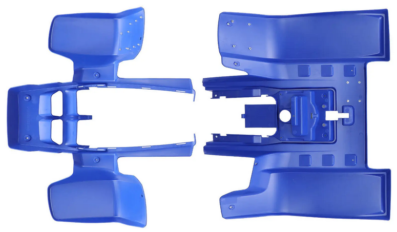 PLASTIC BODY SET BLUE YAMAHA BANSHEE YFZ 350 1987-2006 2GU-W2151-B1-00 2GU-W2161-B1-00 thumbnail 2
