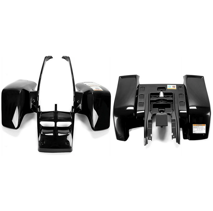 PLASTIC BODY SET BLACK YAMAHA BANSHEE YFZ 350 1987-2006 2GU-W2151-71-00 2GU-W2151-70-00 thumbnail 4