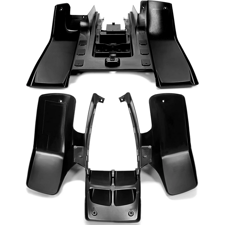 PLASTIC BODY SET BLACK YAMAHA BANSHEE YFZ 350 1987-2006 2GU-W2151-71-00 2GU-W2151-70-00 thumbnail 5