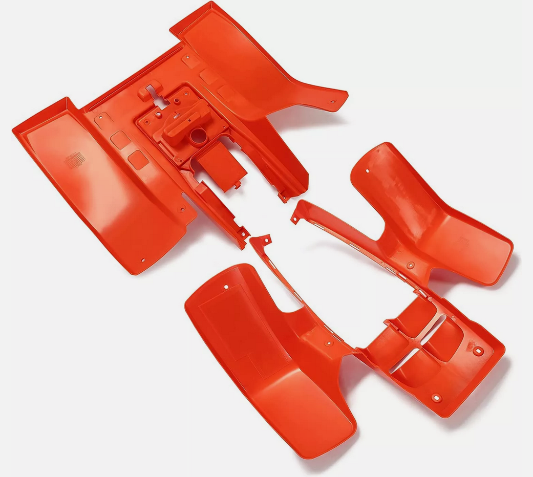 PLASTIC BODY SET ORANGE YAMAHA BANSHEE YFZ 350 1987-2006 2GU-W215C-G0-00 thumbnail 6