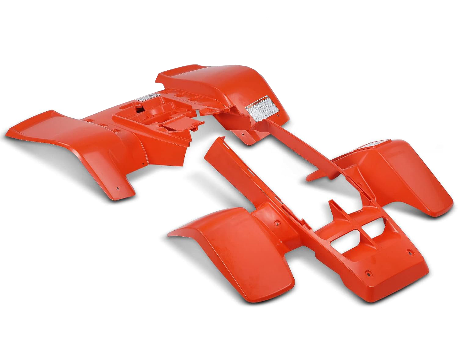 PLASTIC BODY SET ORANGE YAMAHA BANSHEE YFZ 350 1987-2006 2GU-W215C-G0-00 image 1