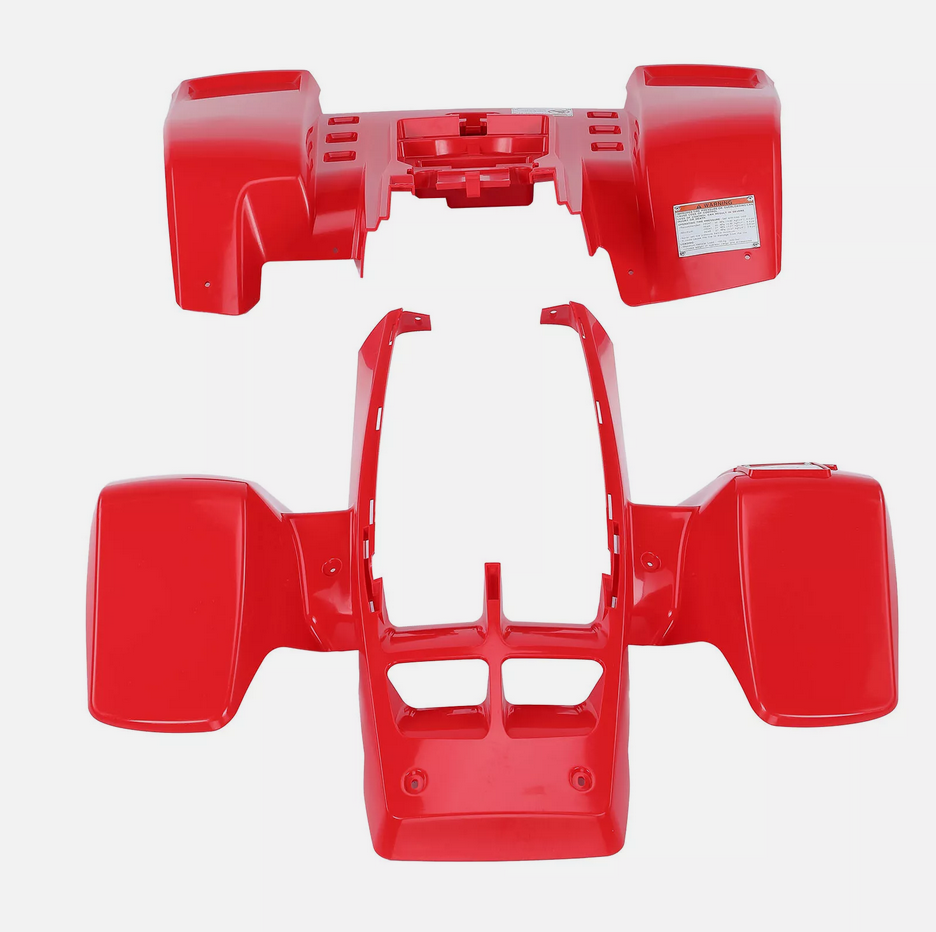 PLASTIC BODY SET RED YAMAHA BANSHEE YFZ 350 1987-2006 2GU-W2151-C1-00 thumbnail 2