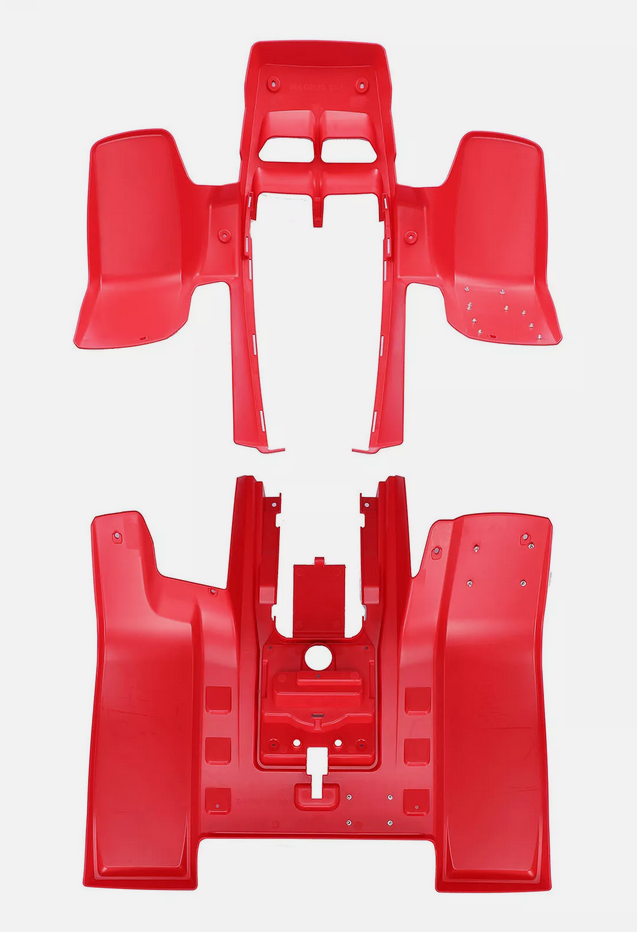 PLASTIC BODY SET RED YAMAHA BANSHEE YFZ 350 1987-2006 2GU-W2151-C1-00 thumbnail 4