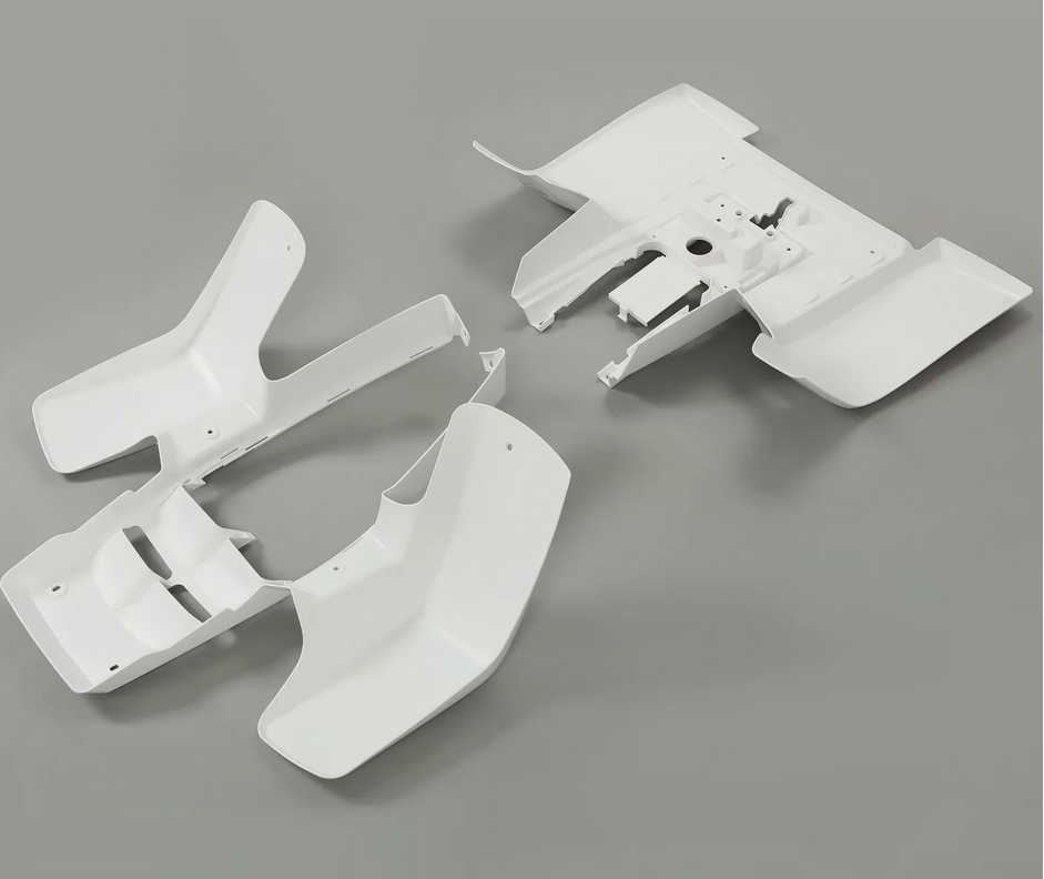 PLASTIC BODY SET WHITE YAMAHA BANSHEE YFZ 350 1987-2006 2GU-W2151-B1-00 2GU-W2161-B1-00 thumbnail 7
