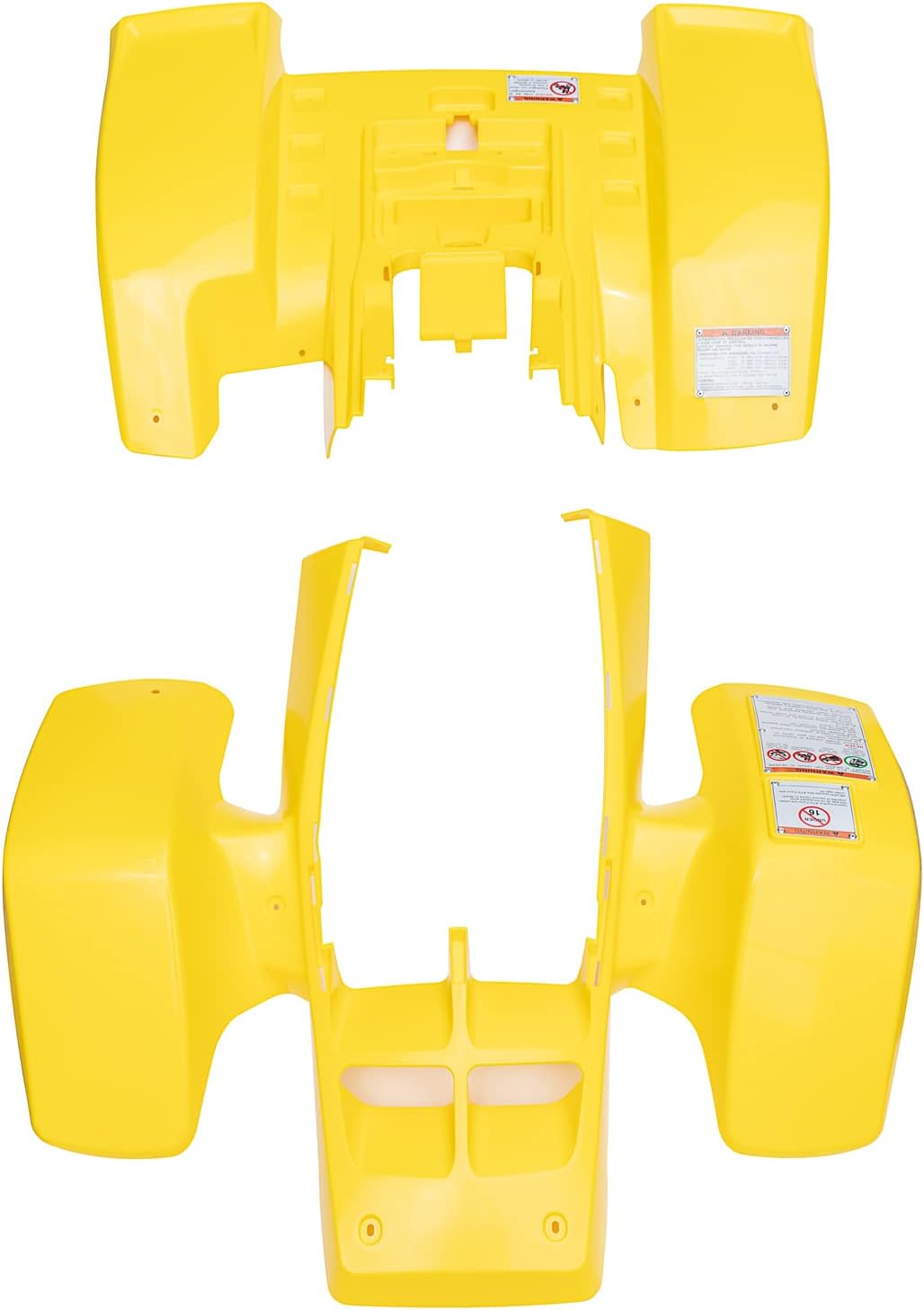PLASTIC BODY SET YELLOW YAMAHA BANSHEE YFZ 350 1987-2006 2GU-W2151-81-00 2GU-W2151-80-00 thumbnail 3