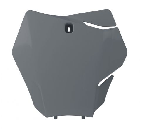 FRONT PLATE MC-MCF 2021-23 GASGAS QUANTUM GREY, RTECH R-TBGASGR0021 image 1