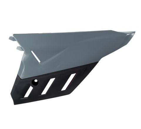 REVOLUTION SIDE PANELS COMPLETE 2021-24 CRF450R, CRF250R 22-24, RTECH R-FICRFGR0022, QUANTUM GREY/BLACK image 1