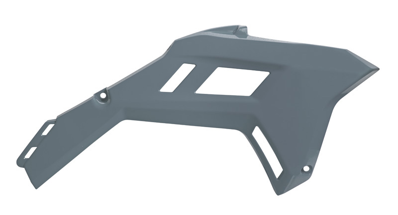 RAD SHROUD HONDA CRF 250R 2022-24, CRF 450R 2021-24 R-TECH QUANTUM GREY REVOLUTION R-CVCRFGR0022 image 1