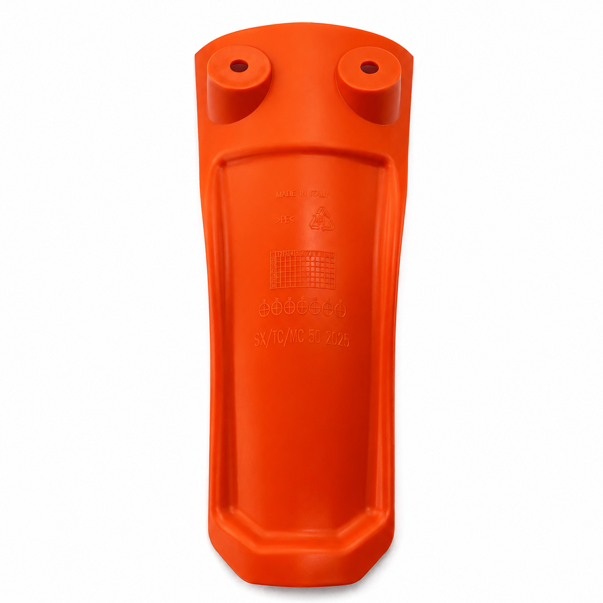 REAR SHOCK COVER 2024-2025 KTM SX 50, RTECH R-PSPKTMAR150 ORANGE thumbnail 3