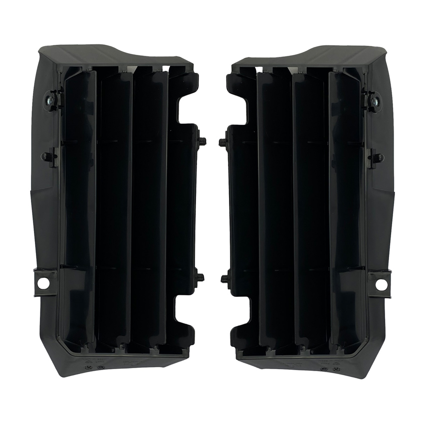 LOUVERS RADIATOR OVERSIZE BLACK, KAWASAKI RTECH R-GRKXFNR0024 thumbnail 2
