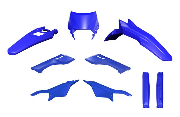 PLASTIC KIT 6PCS SURRON ULTRA BEE 23-24, YZ BLUE, RTECH R-KITSUR-BL0-624 image 1