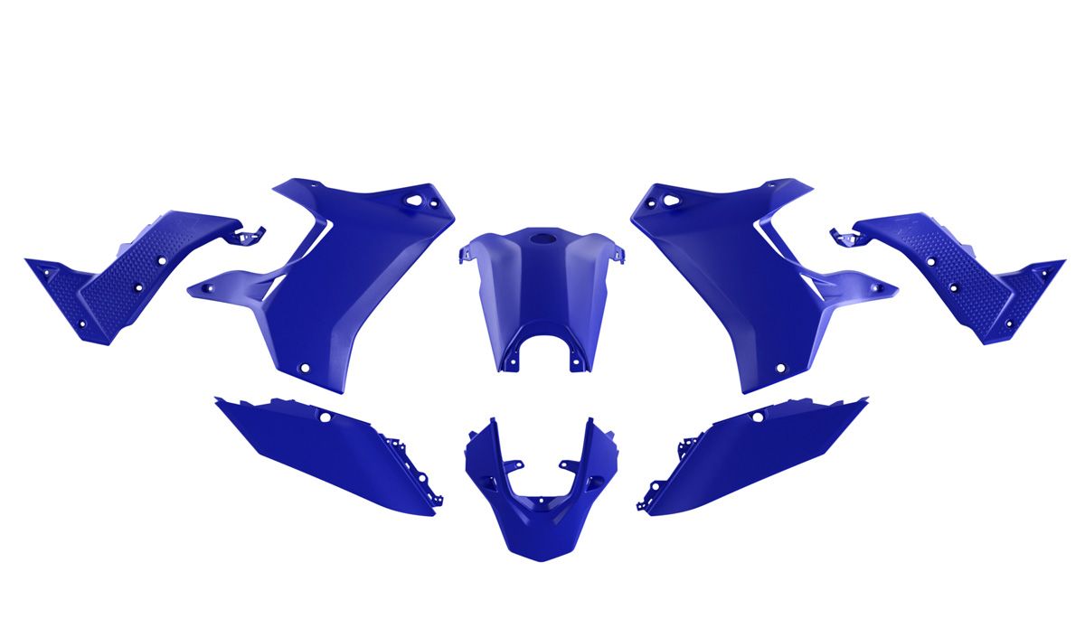 PLASTIC KIT YAMAHA T7 19-24, YZ BLUE, RTECH R-KITT70-BL0-024 image 1