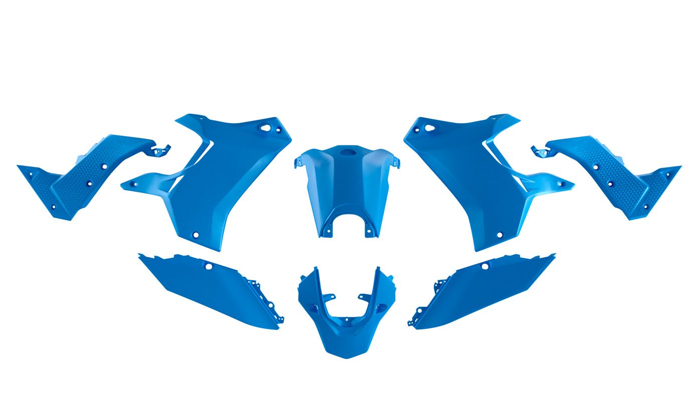 PLASTIC KIT YAMAHA T7 19-24, LIGHT BLUE, RTECH R-KITT70-GBL-024 image 1
