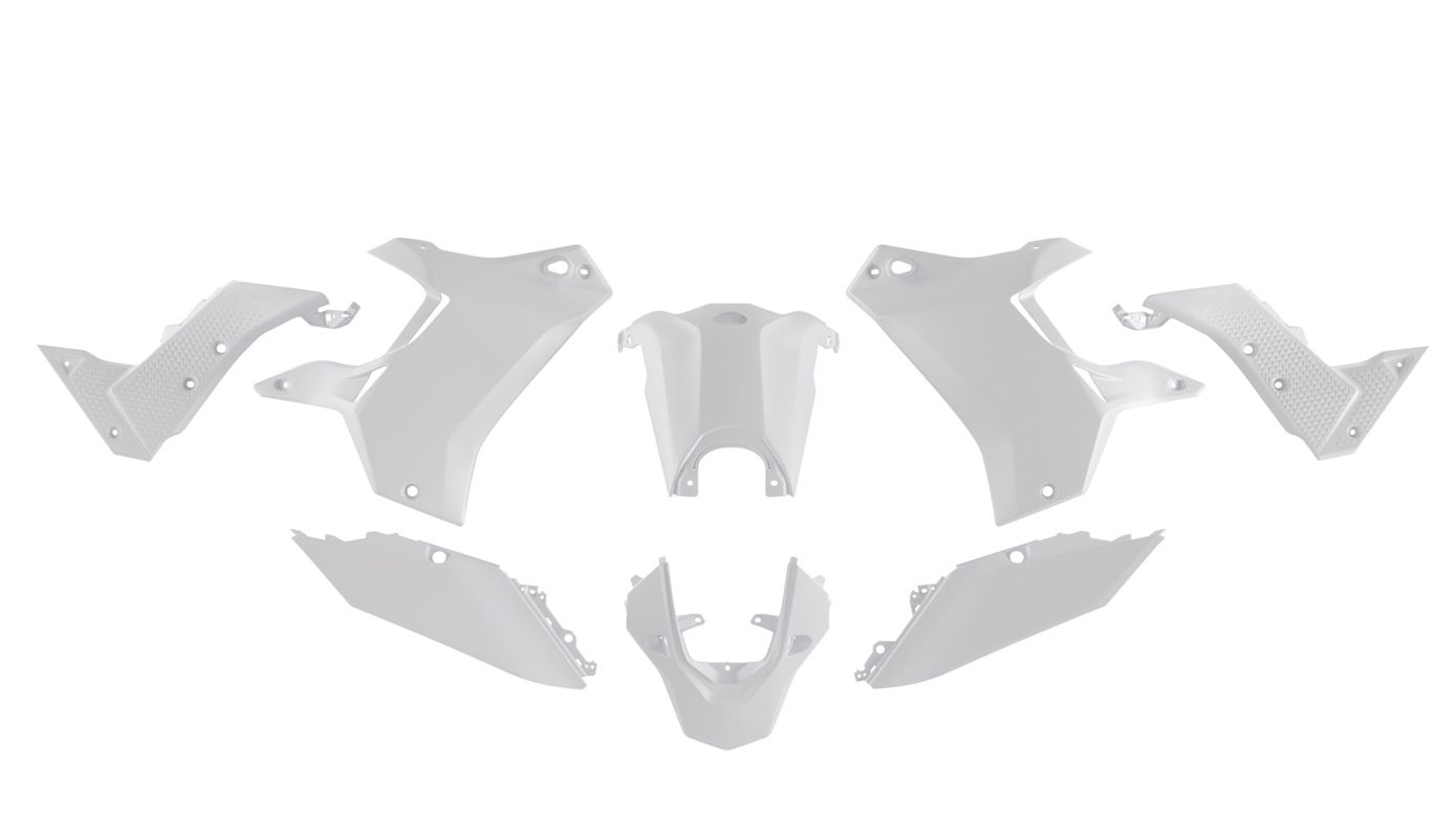 PLASTIC KIT YAMAHA T7 19-24, WHITE, RTECH R-KITT70-BN0-024 image 1