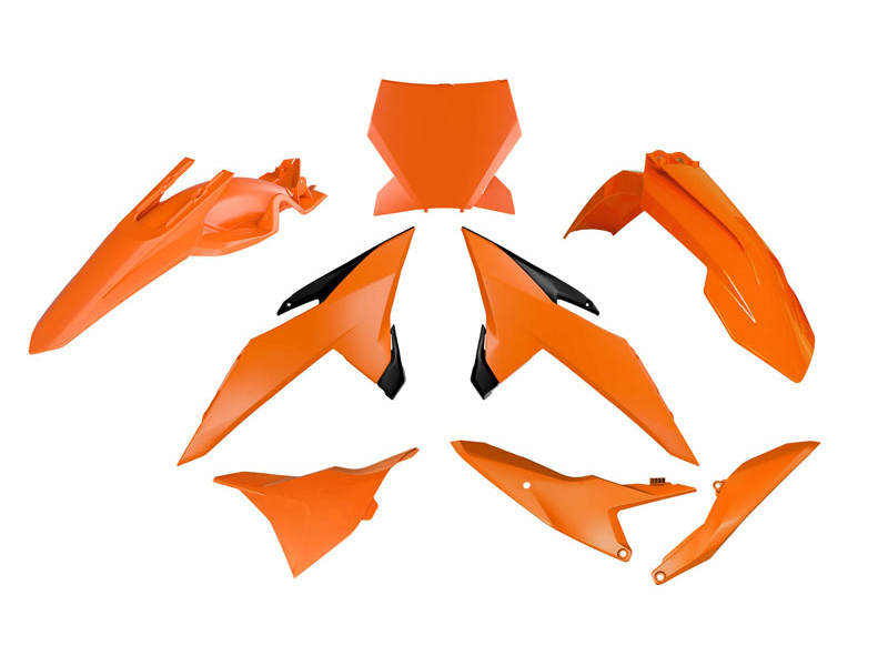 PLASTIC KIT 6PC KTM 85 2025 R-TECH ORANGE R-KITKTM-OEM-885 image 1