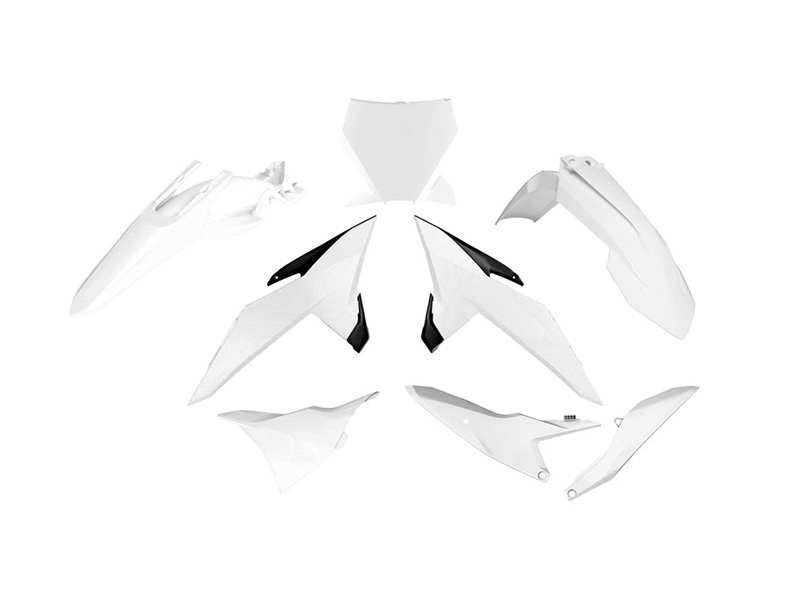 PLASTIC KIT 6PC KTM 85 2025 R-TECH WHITE R-KITKTM-BN0-885 image 1
