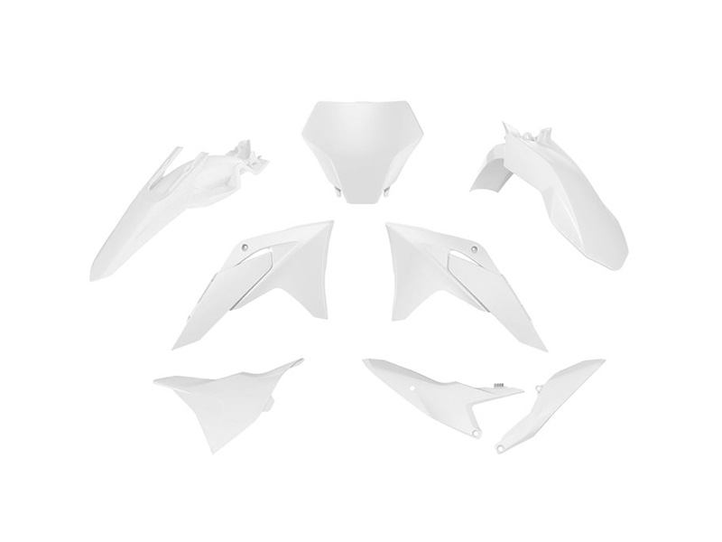 PLASTIC KIT 6PC GASGAS MC 85 2025 R-TECH WHITE R-KITGAS-BN0-885 image 1