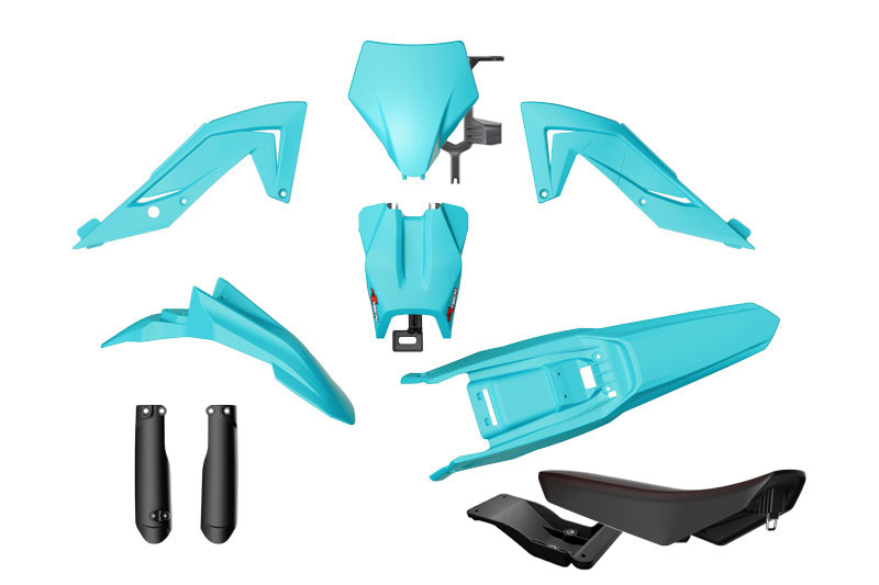 PLASTIC KIT 6PC TALARIA STING 4000 5500 MX4 MX5 2023-2026 R-TECH AQUA GREEN R-KITTAL-VA0-624 image 1