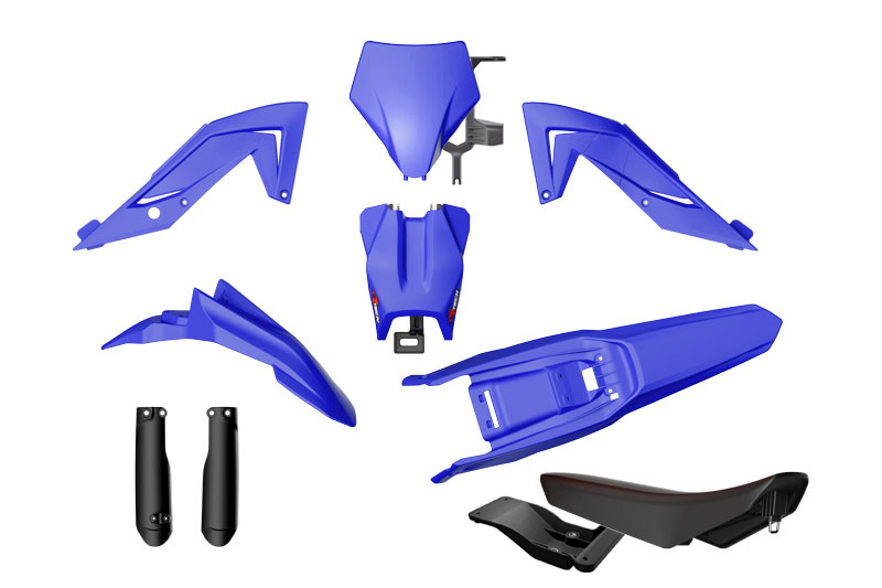 PLASTIC KIT 6PC TALARIA STING 4000 5500 MX4 MX5 2023-2026 R-TECH YZ BLUE R-KITTAL-BL0-624 image 1