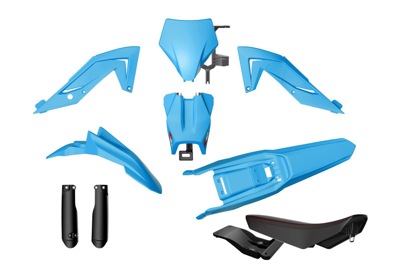 PLASTIC KIT 6PC TALARIA STING 4000 5500 MX4 MX5 2023-2026 R-TECH LIGHT BLUE R-KITTAL-AZ0-624 image 1