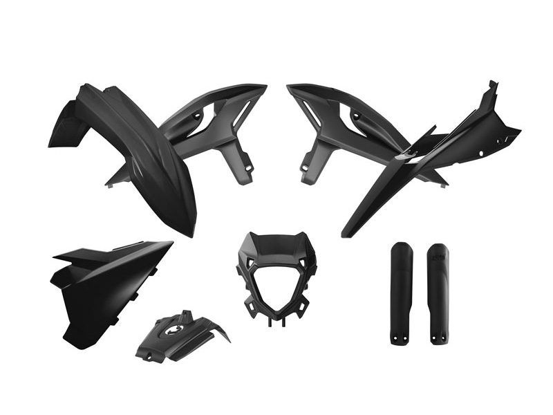 PLASTIC KIT BETA RR X-PRO RACE 2025, R-TECH R-KITBET-NR0-225 6PCS BLACK image 1