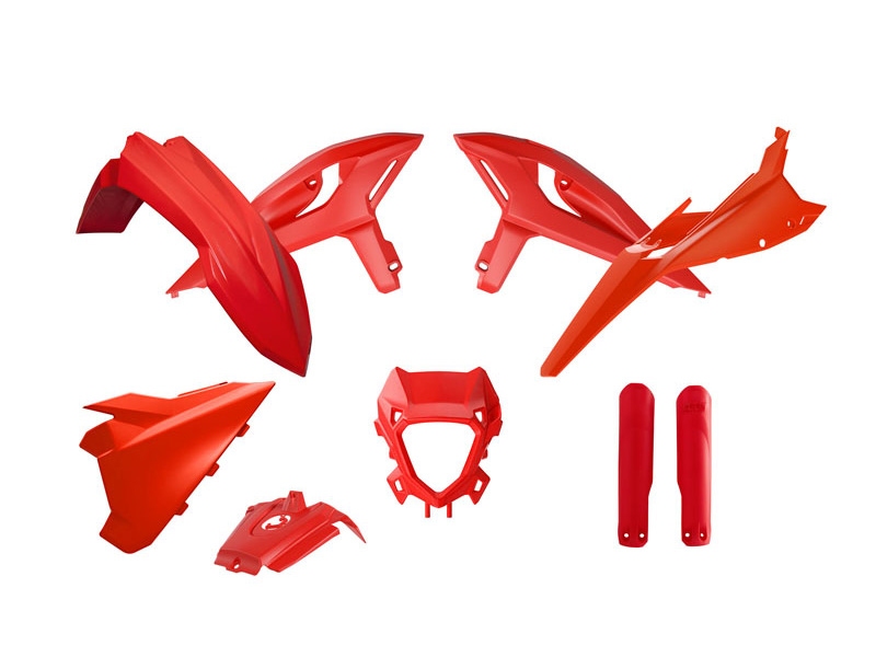 PLASTIC KIT BETA RR X-PRO RACE 2025, R-TECH R-KITBET-RSB-225 6 PCS RED image 1