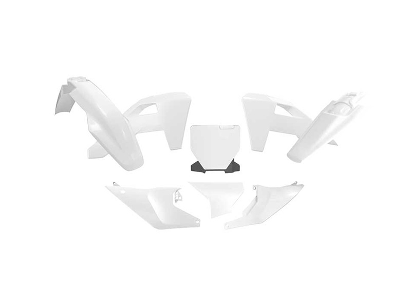 PLASTIC KIT 6PCS HUSQVARNA TC/FC/TX/FX 2025-26, R-TECH R-KITHSQ-BN0-525 WHITE image 1