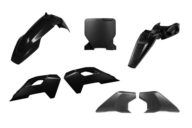 PLASTIC KIT 2024-2026 TC50, BLACK, RTECH R-KITHSQ-NR0-050 image 1
