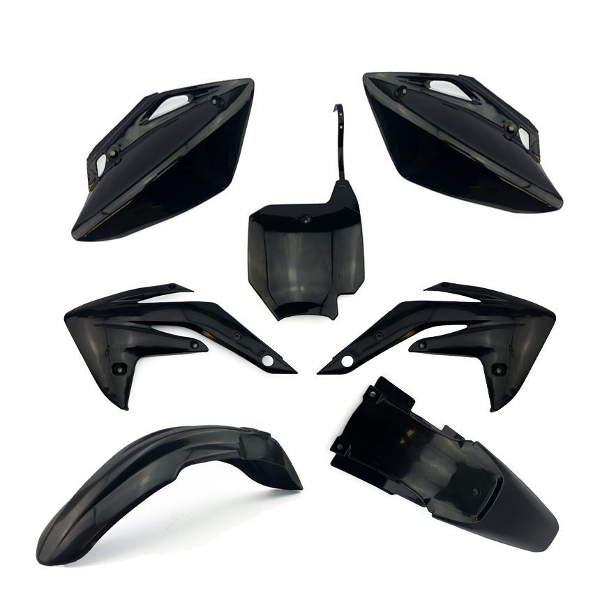 PLASTIC KIT CRF 150 R BLACK AUTC056 image 1
