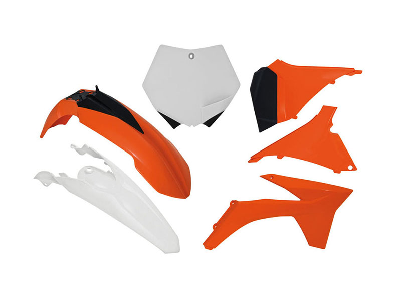 PLASTIC KIT/6 2012 KTM SX 125-250 OEM RTECH R-KITKTM-OEM-509 image 1