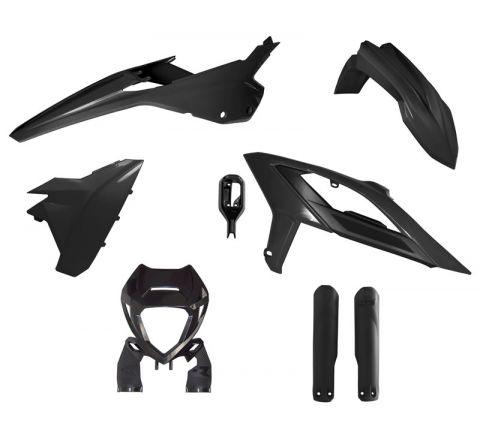 PLASTIC KIT/6 2023-24 BETA RR125-480 BLACK, RTECH R-KITBET-NR0-623 image 1