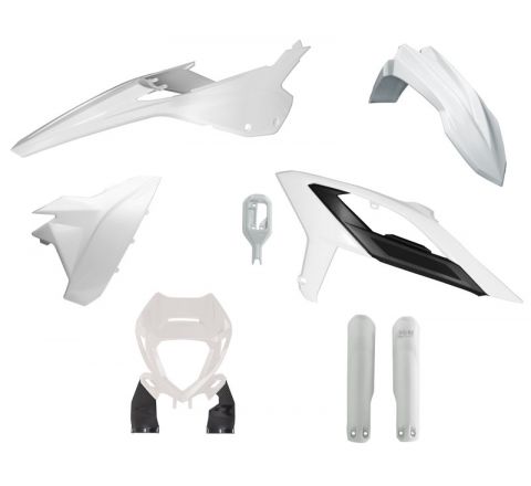 PLASTIC KIT/6 2023-24 BETA RR125-480 WHITE, RTECH R-KITBET-BN0-623 image 1
