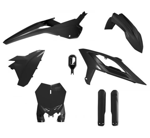 PLASTIC KIT/6 2024-25 BETA RX 300-450 BLACK, RTECH R-KITBET-NR0-624 image 1