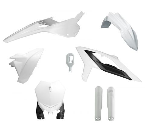 PLASTIC KIT/6 2024-25 BETA RX 300-450 WHITE, RTECH R-KITBET-BN0-624 image 1