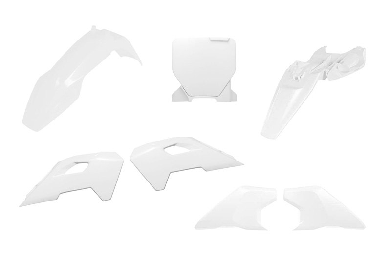 PLASTIC KIT 2024-2026 HUSQVARNA TC 65 WHITE, RTECH R-KITHSQ-BN0-165 image 1