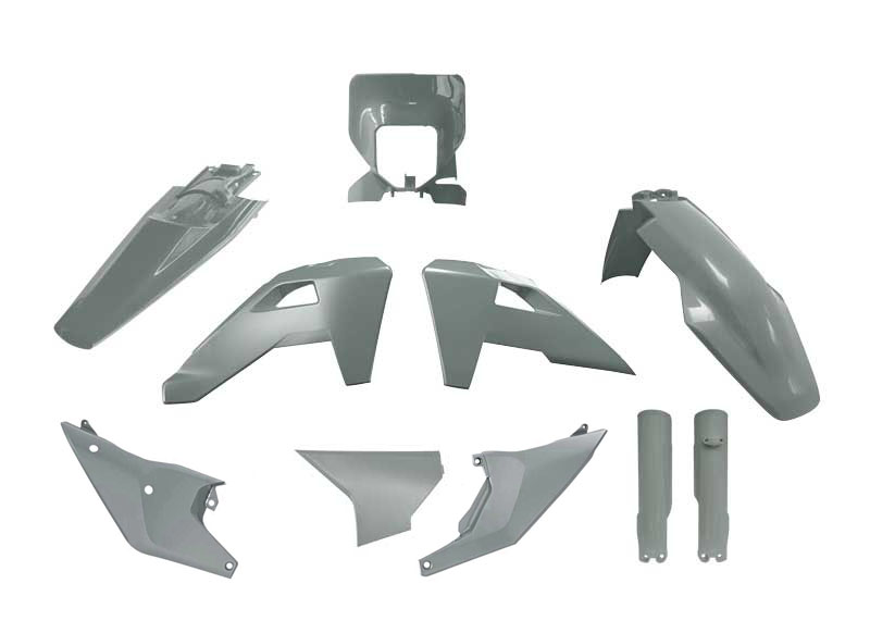 PLASTIC KIT/7 2026 HUSQVARNA TE/FE, QUANTUM GREY, RTECH R-KITHSQ-GR0-826 image 1