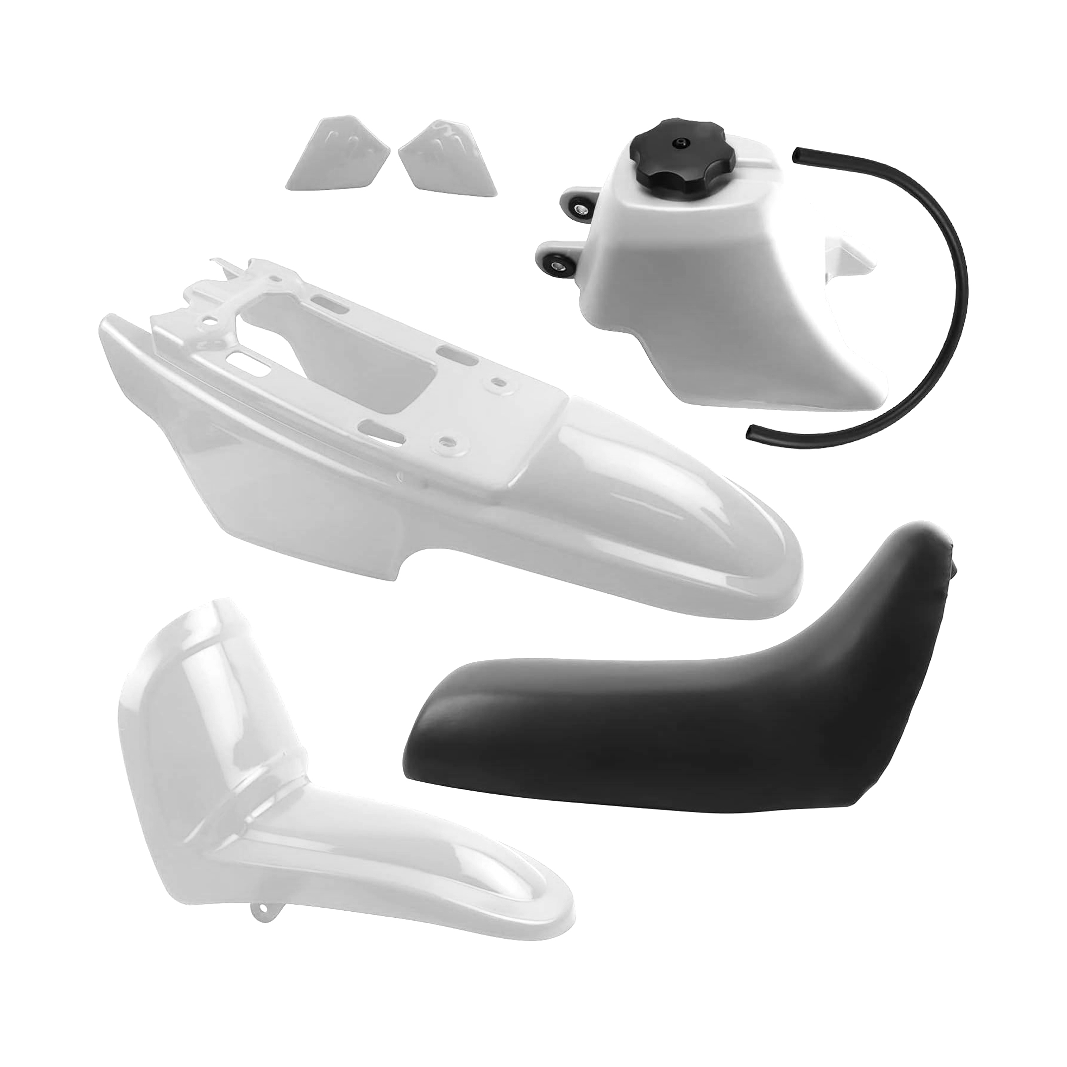 SEAT TANK FENDER KIT PW50 HX PW010 WHITE